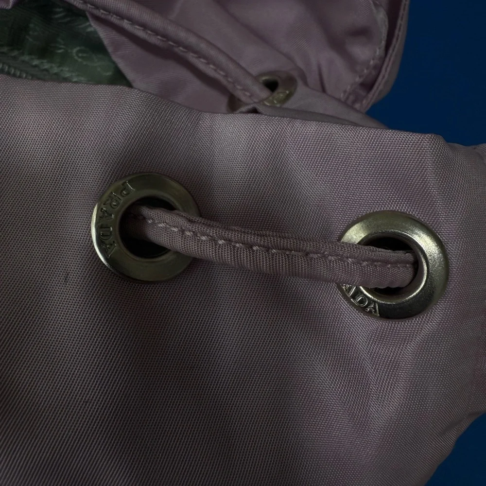 Prada Vintage Lavender Back Pack. Excellent Condition. 100% Authentic. - Picture 2 of 15